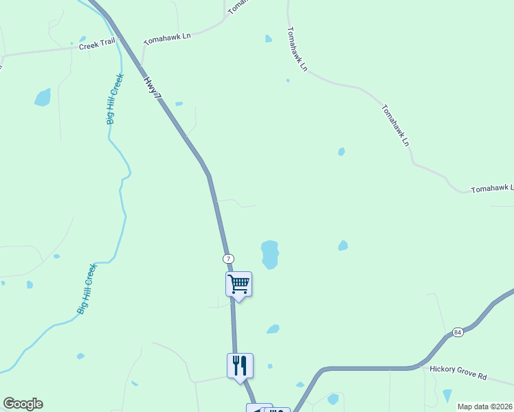 map of restaurants, bars, coffee shops, grocery stores, and more near 7594 Arkansas 7 in Bismarck