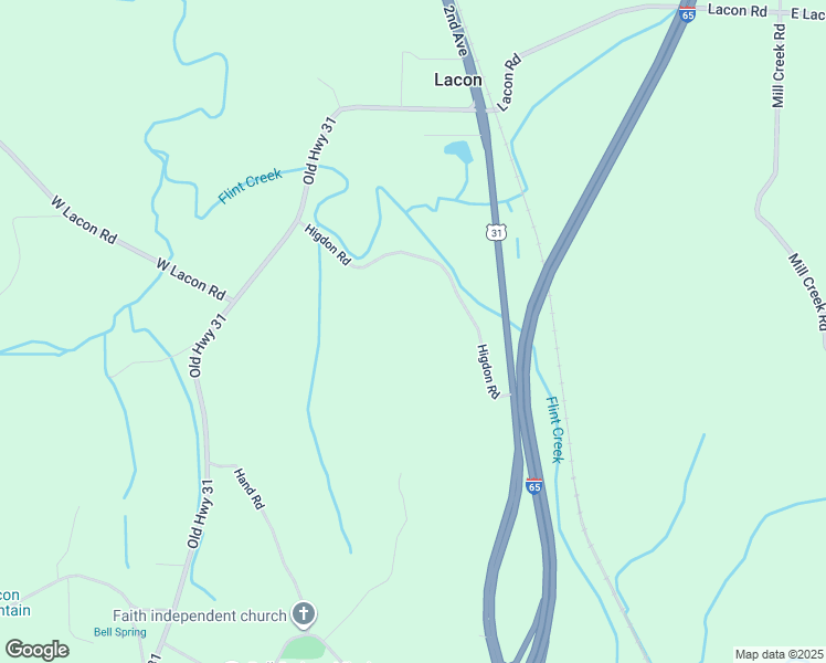 map of restaurants, bars, coffee shops, grocery stores, and more near 136 Higdon Road in Falkville
