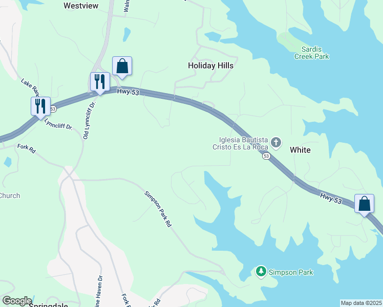 map of restaurants, bars, coffee shops, grocery stores, and more near 2496 Venture Drive in Gainesville