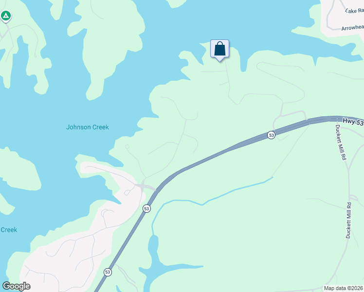 map of restaurants, bars, coffee shops, grocery stores, and more near 3552 Lake Ridge Drive in Gainesville