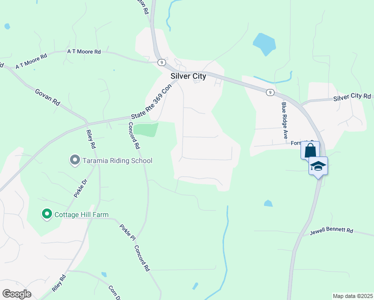 map of restaurants, bars, coffee shops, grocery stores, and more near 7925 Silversmith Drive in Cumming