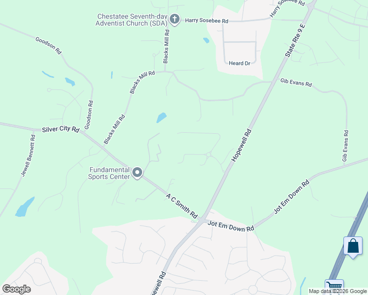 map of restaurants, bars, coffee shops, grocery stores, and more near 6570 Serene Way in Dawsonville