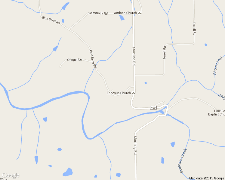 map of restaurants, bars, coffee shops, grocery stores, and more near 232 Blue Bend Road in Albertville