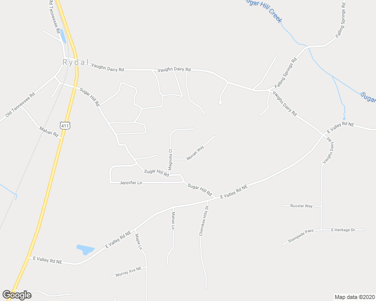 map of restaurants, bars, coffee shops, grocery stores, and more near 19 Moriah Way in Rydal