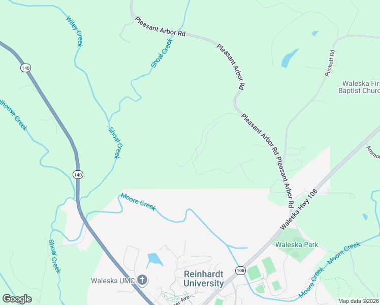 map of restaurants, bars, coffee shops, grocery stores, and more near 474 Cantrell Lane in Waleska