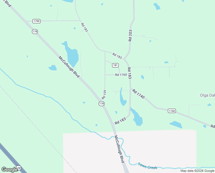 map of restaurants, bars, coffee shops, grocery stores, and more near 143-199 Road 159 in Tupelo