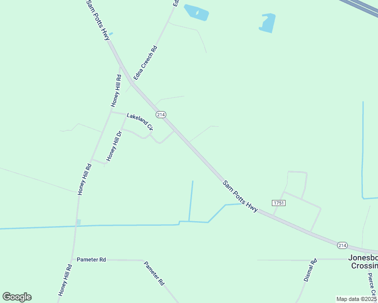 map of restaurants, bars, coffee shops, grocery stores, and more near 1844 Sam Potts Highway in Hallsboro