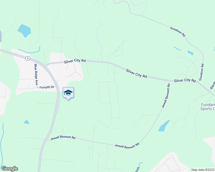 map of restaurants, bars, coffee shops, grocery stores, and more near Waggamon Way in Forsyth County