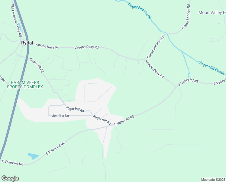 map of restaurants, bars, coffee shops, grocery stores, and more near 32 Moriah Way in Rydal