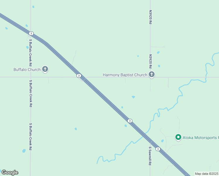 map of restaurants, bars, coffee shops, grocery stores, and more near 670 East Harmony Road in Atoka