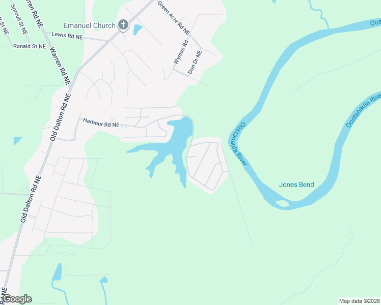 map of restaurants, bars, coffee shops, grocery stores, and more near 172 Rising Fawn Trail Northeast in Rome