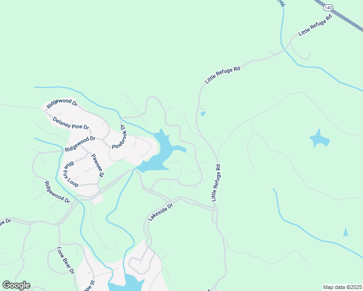 map of restaurants, bars, coffee shops, grocery stores, and more near 217 Pinebrook Drive in Waleska