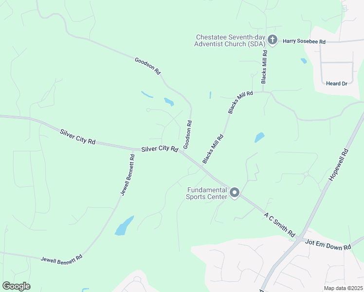 map of restaurants, bars, coffee shops, grocery stores, and more near 7685 Stiles Lane in Dawsonville