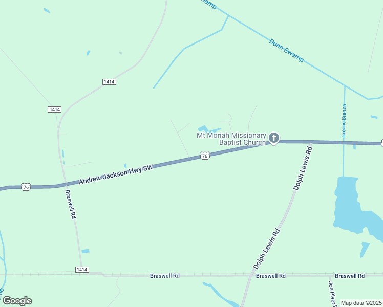 map of restaurants, bars, coffee shops, grocery stores, and more near 7844 Andrew Jackson Highway Southwest in Cerro Gordo