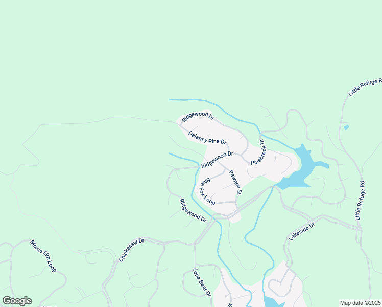 map of restaurants, bars, coffee shops, grocery stores, and more near 125 Fort Gibson Court in Waleska