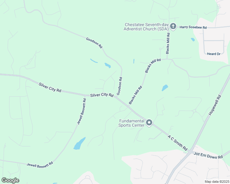 map of restaurants, bars, coffee shops, grocery stores, and more near 7685 Stiles Lane in Dawsonville