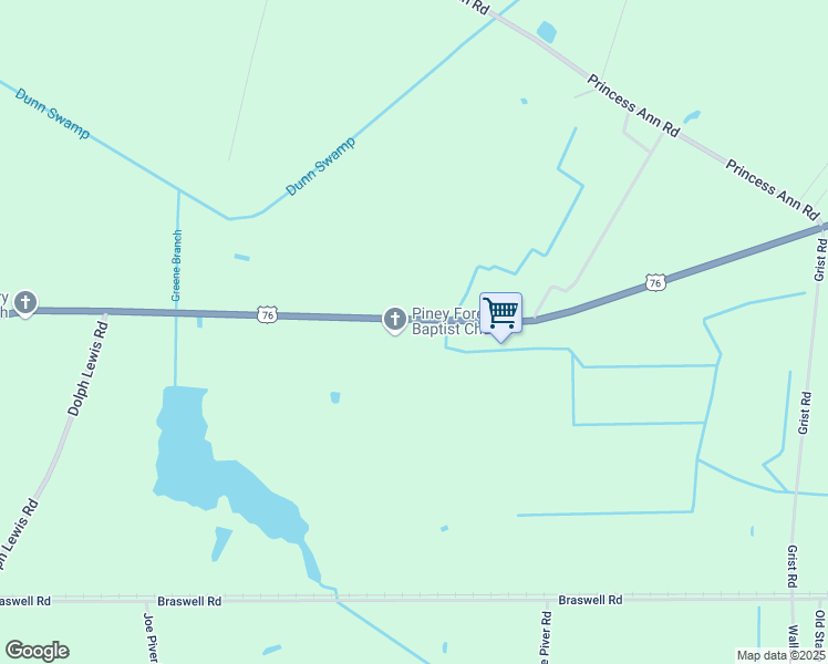 map of restaurants, bars, coffee shops, grocery stores, and more near 4469 Andrew Jackson Highway Southwest in Chadbourn