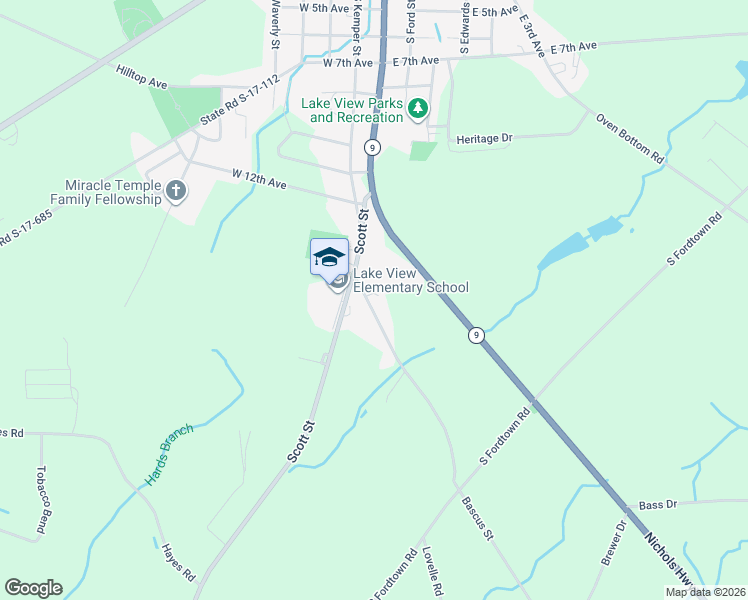 map of restaurants, bars, coffee shops, grocery stores, and more near 207 Bascus Street in Lake View