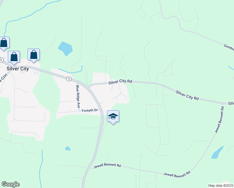 map of restaurants, bars, coffee shops, grocery stores, and more near 6820 Lacebark Drive in Dawsonville