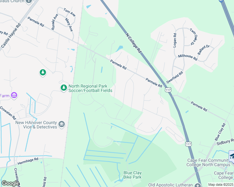 map of restaurants, bars, coffee shops, grocery stores, and more near 4204 Rustic Acres Drive in Castle Hayne