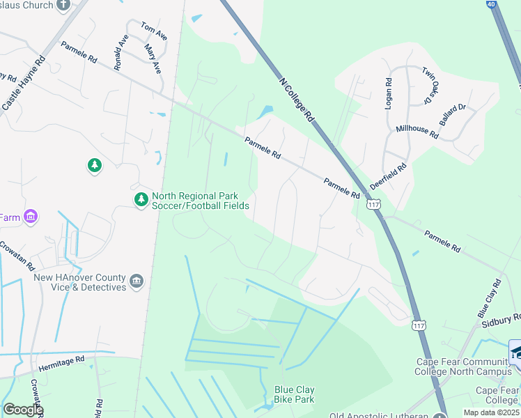 map of restaurants, bars, coffee shops, grocery stores, and more near 4204 Rustic Acres Drive in Castle Hayne