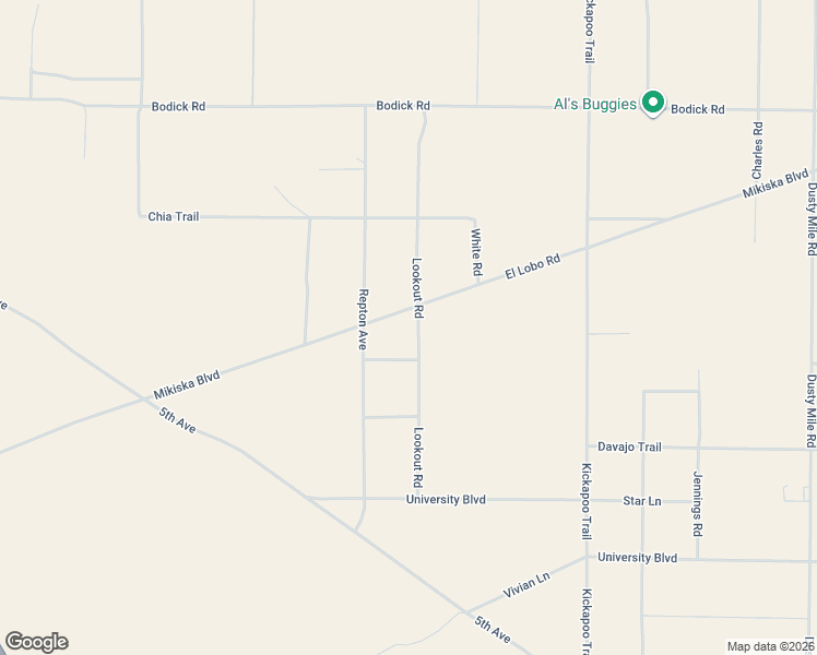 map of restaurants, bars, coffee shops, grocery stores, and more near 4520 Lookout Road in San Bernardino County
