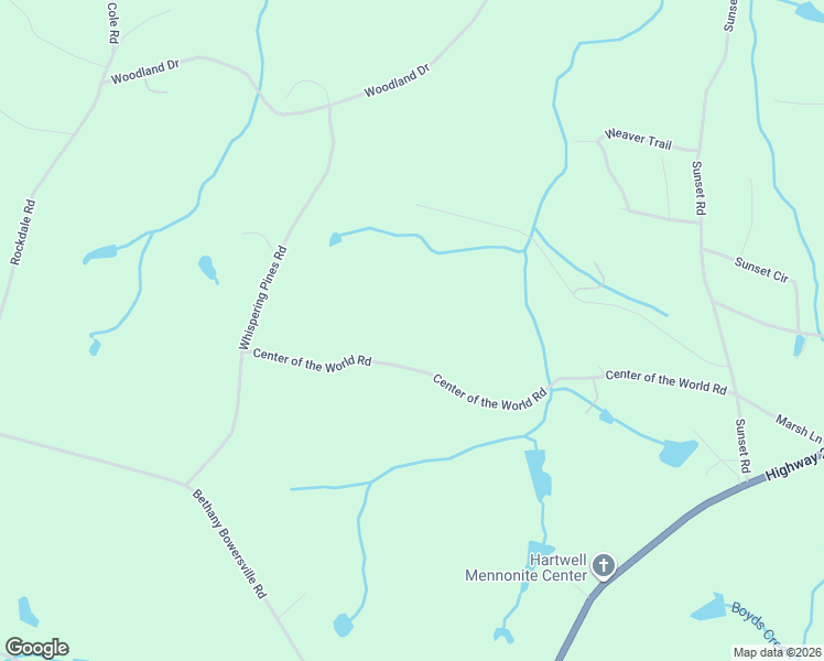 map of restaurants, bars, coffee shops, grocery stores, and more near 746 Center of the World Road in Canon