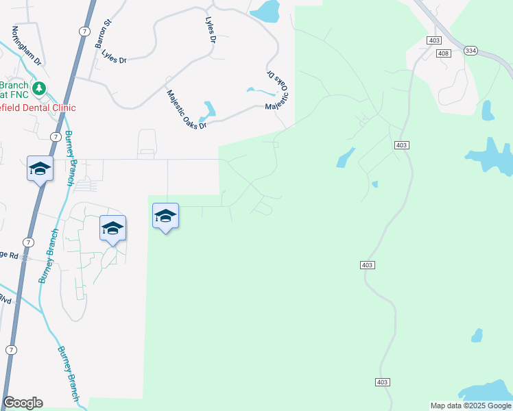 map of restaurants, bars, coffee shops, grocery stores, and more near 505 Fazio Drive in Oxford