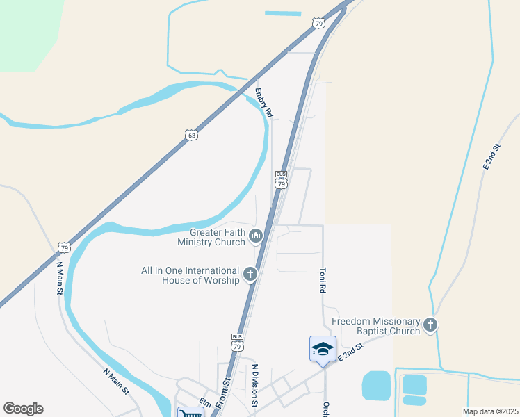 map of restaurants, bars, coffee shops, grocery stores, and more near 1003 Haywood Road in Altheimer