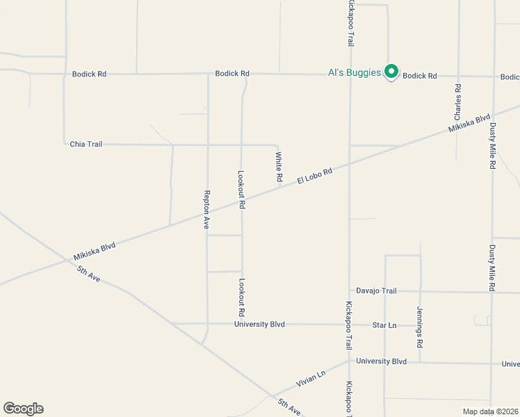 map of restaurants, bars, coffee shops, grocery stores, and more near 4525 Lookout Road in San Bernardino County