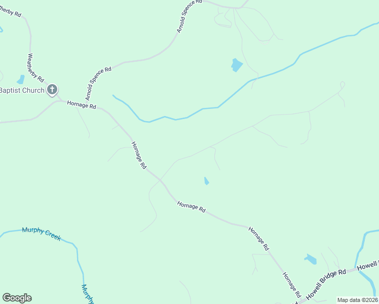 map of restaurants, bars, coffee shops, grocery stores, and more near 285 Old Hornage Road in Ball Ground