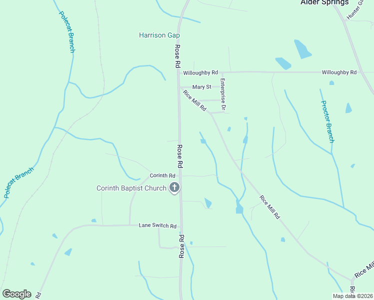 map of restaurants, bars, coffee shops, grocery stores, and more near 4304 Rose Road in Albertville