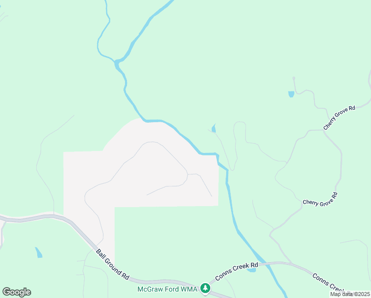 map of restaurants, bars, coffee shops, grocery stores, and more near 8555 Scenic Ridge Way in Ball Ground