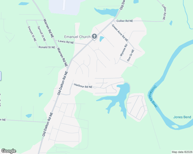 map of restaurants, bars, coffee shops, grocery stores, and more near 247 West Big Indian Trail Northeast in Rome