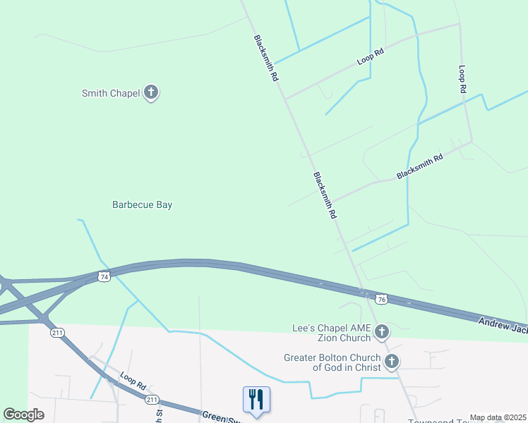 map of restaurants, bars, coffee shops, grocery stores, and more near 130 Lloyd Drive in Bolton
