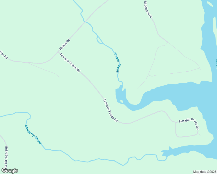 map of restaurants, bars, coffee shops, grocery stores, and more near 147 Terrapin Pointe Road in Hodges