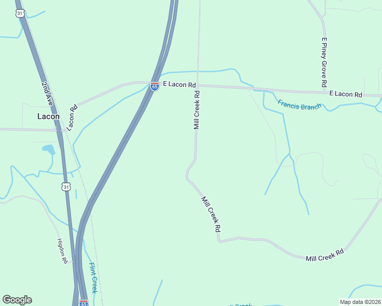 map of restaurants, bars, coffee shops, grocery stores, and more near 684 Mill Creek Road in Falkville