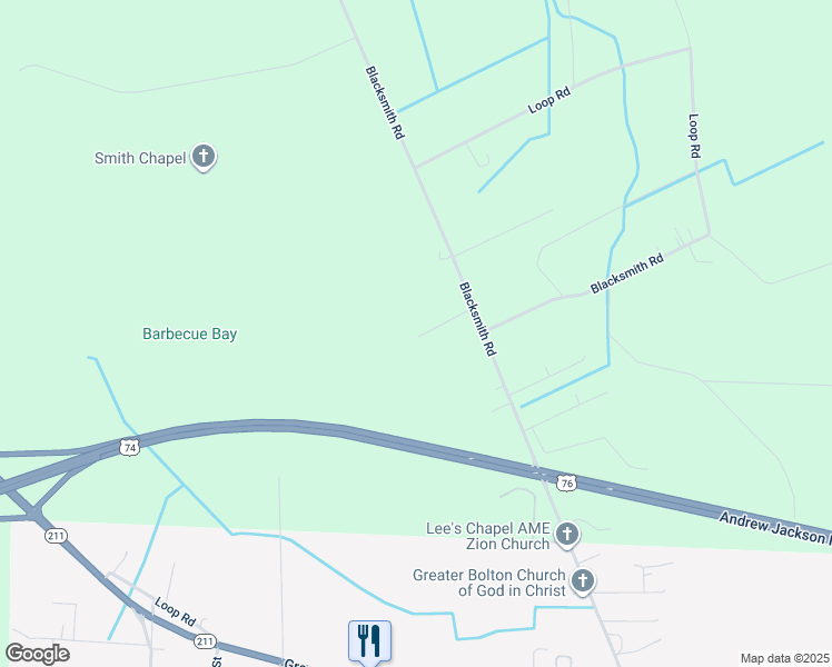 map of restaurants, bars, coffee shops, grocery stores, and more near 130 Lloyd Drive in Bolton