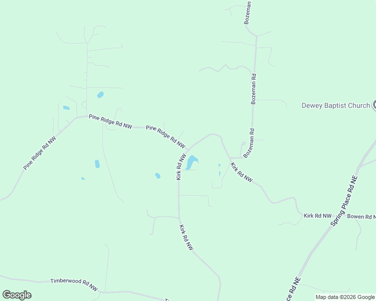 map of restaurants, bars, coffee shops, grocery stores, and more near 28 Pine Ridge Road Northwest in White