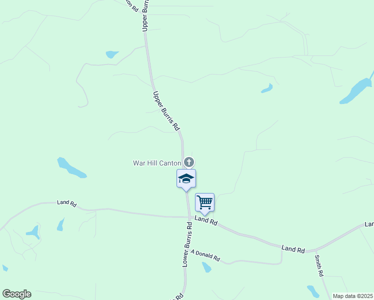 map of restaurants, bars, coffee shops, grocery stores, and more near 474 Upper Burris Road in Canton
