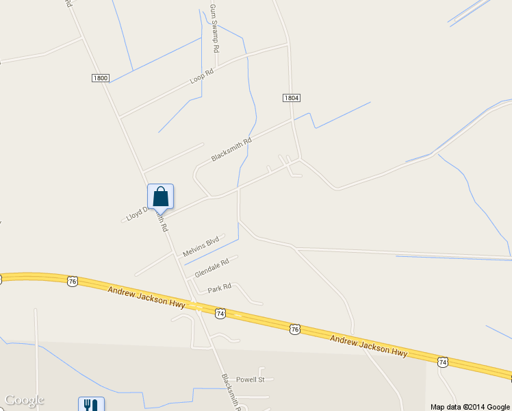 map of restaurants, bars, coffee shops, grocery stores, and more near 304 Loop Rd in Bolton