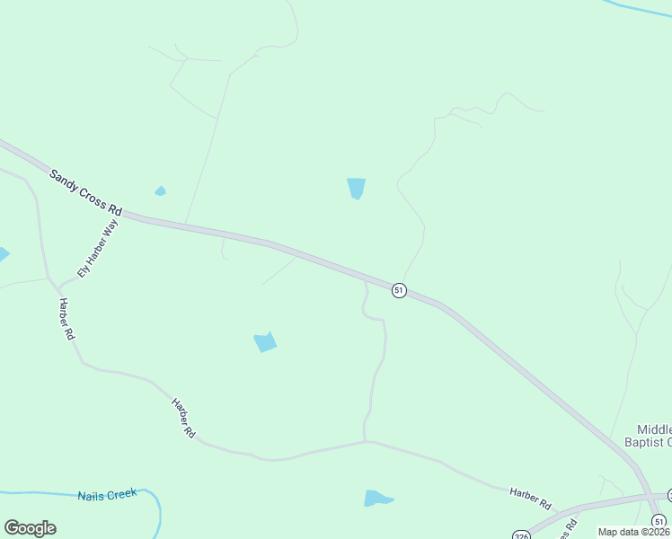 map of restaurants, bars, coffee shops, grocery stores, and more near Sandy Cross Road in Carnesville