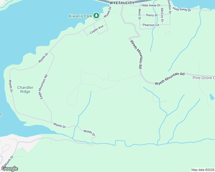 map of restaurants, bars, coffee shops, grocery stores, and more near 107 Rockhaven Drive in Guntersville