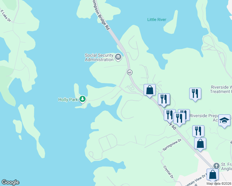 map of restaurants, bars, coffee shops, grocery stores, and more near 2494 Hidden Cove Court in Gainesville