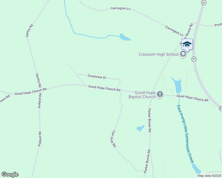map of restaurants, bars, coffee shops, grocery stores, and more near 200 F Camp in Starr