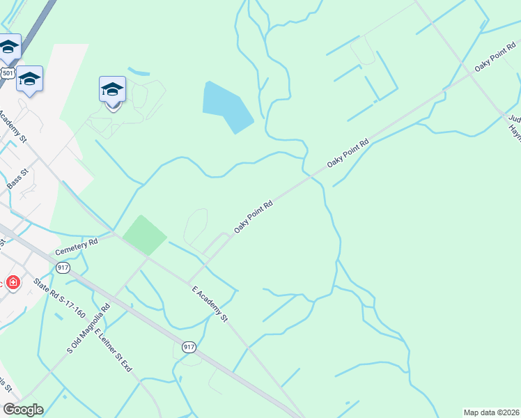 map of restaurants, bars, coffee shops, grocery stores, and more near 337 Oaky Point Road in Latta