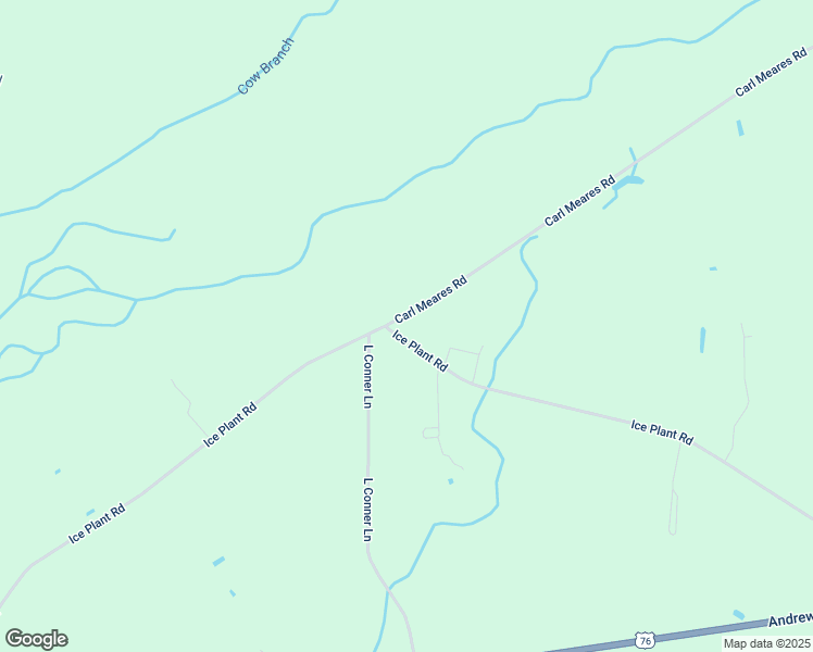 map of restaurants, bars, coffee shops, grocery stores, and more near 1322 Ice Plant Road in Fair Bluff