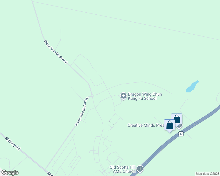 map of restaurants, bars, coffee shops, grocery stores, and more near Hogans Trail in Wilmington