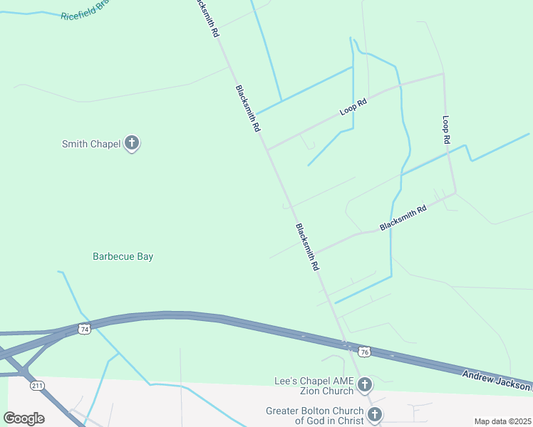 map of restaurants, bars, coffee shops, grocery stores, and more near 1749 Blacksmith Road in Bolton
