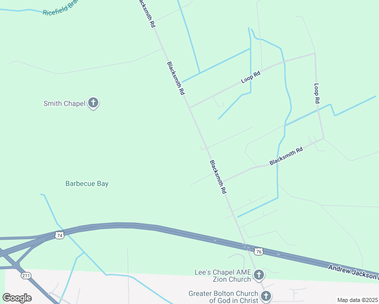 map of restaurants, bars, coffee shops, grocery stores, and more near 1749 Blacksmith Road in Bolton